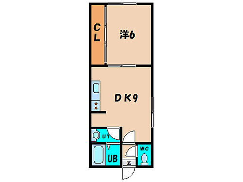 北海道函館市中島町38-3 1DK アパート 賃貸物件詳細