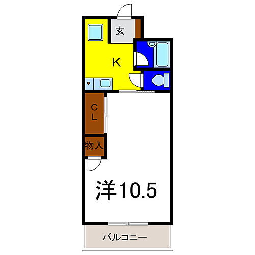 パールメゾン松茂 4階 1K 賃貸物件詳細