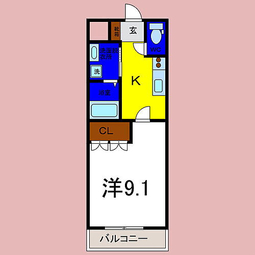 徳島県板野郡北島町高房字東中道18-4 勝瑞駅 1K アパート 賃貸物件詳細