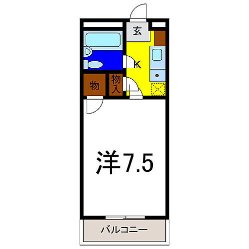 エスチュアリー６４ 3階 1K 賃貸物件詳細