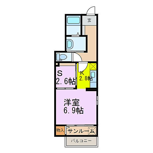 埼玉県羽生市北3丁目 羽生駅 1SK アパート 賃貸物件詳細