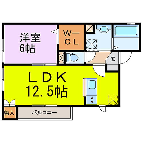 ボヌールＭＩＮＡＭＩ 1階 1LDK 賃貸物件詳細