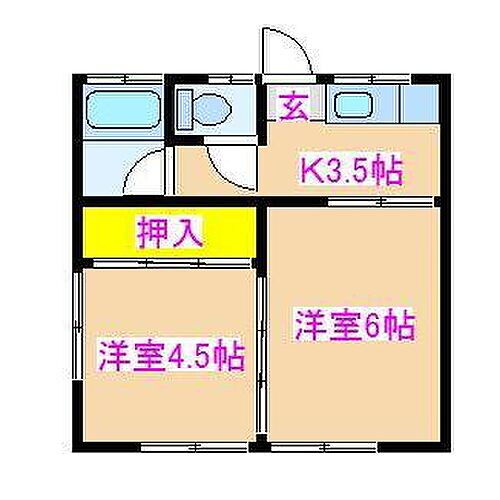 鹿児島県霧島市国分名波町 国分駅 2K アパート 賃貸物件詳細