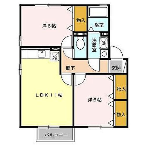 鹿児島県霧島市隼人町姫城2丁目92 日当山駅 2LDK アパート 賃貸物件詳細