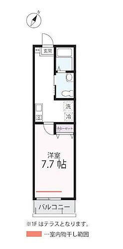 神奈川県横浜市西区浅間台 横浜駅 1K アパート 賃貸物件詳細