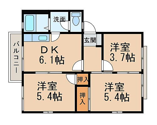 和歌山県伊都郡かつらぎ町大字妙寺 妙寺駅 3DK アパート 賃貸物件詳細