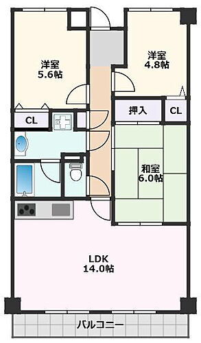 アバンティ千里 2階 3LDK 賃貸物件詳細
