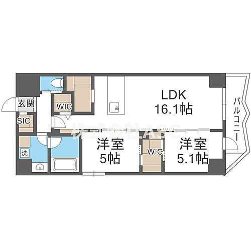 大阪府大阪市中央区北新町2-10 谷町四丁目駅 2LDK マンション 賃貸物件詳細