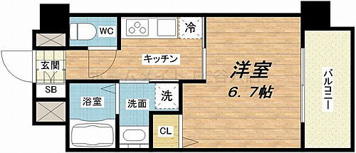 大阪府大阪市中央区釣鐘町2丁目2-8 天満橋駅 1K マンション 賃貸物件詳細