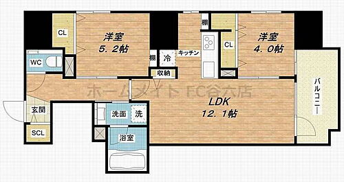 大阪府大阪市中央区本町4丁目5-6 本町駅 2LDK マンション 賃貸物件詳細