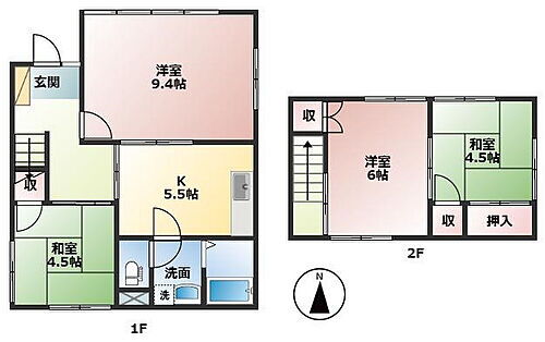 岐阜県揖斐郡大野町大字相羽 糸貫駅 4K 一戸建て 賃貸物件詳細
