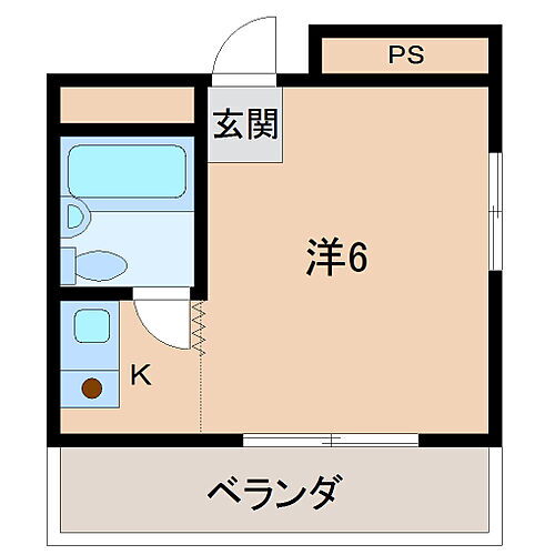 Ｔ・Ｋビル 3階 ワンルーム 賃貸物件詳細