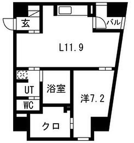Ｗ．Ｏ．Ｂ．ＮＩＳＨＩＵＭＥＤＡ 5階 1SLDK 賃貸物件詳細