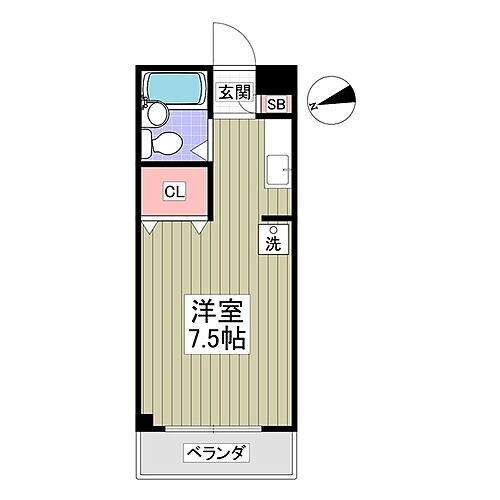 神奈川県川崎市麻生区片平4丁目22番3号 柿生駅 ワンルーム マンション 賃貸物件詳細