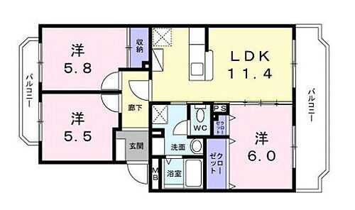 神奈川県横浜市戸塚区川上町 東戸塚駅 3LDK マンション 賃貸物件詳細