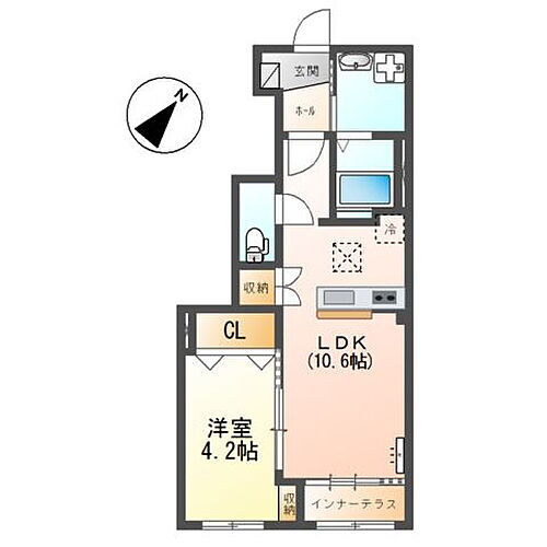 福岡県久留米市御井町 久留米大学前駅 1LDK アパート 賃貸物件詳細