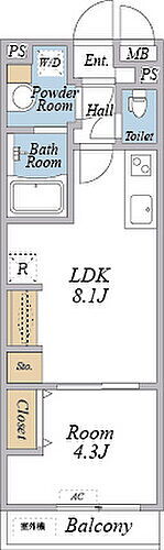 東京都北区志茂5丁目 志茂駅 1LDK マンション 賃貸物件詳細