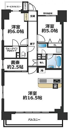 兵庫県神戸市兵庫区駅前通5丁目 兵庫駅 3LDK マンション 賃貸物件詳細