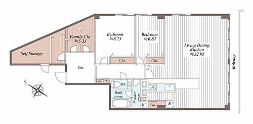 東京都渋谷区代官山町 渋谷駅 2LDK マンション 賃貸物件詳細