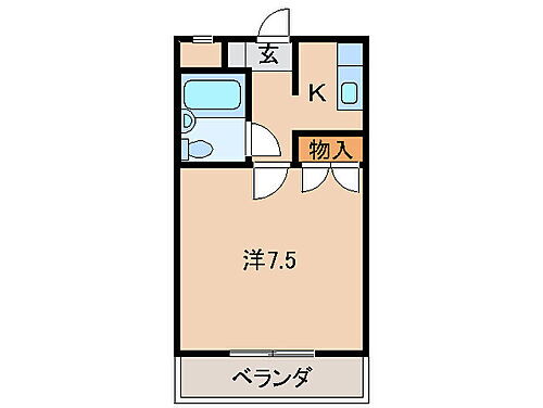 ＭＦシティマンション 5階 1K 賃貸物件詳細
