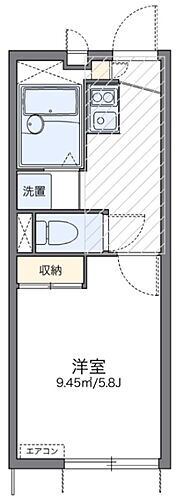 レオパレス鹿浜 1階 1K 賃貸物件詳細