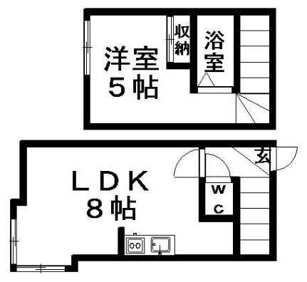 北海道札幌市清田区清田二条1丁目 福住駅 1DK アパート 賃貸物件詳細