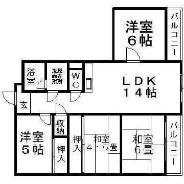 北海道札幌市東区東苗穂三条1丁目 北２４条駅 4LDK マンション 賃貸物件詳細