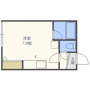 北海道札幌市豊平区中の島一条6丁目 幌南小学校前駅 ワンルーム アパート 賃貸物件詳細