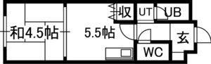 北海道札幌市豊平区月寒西一条10丁目 福住駅 1DK マンション 賃貸物件詳細