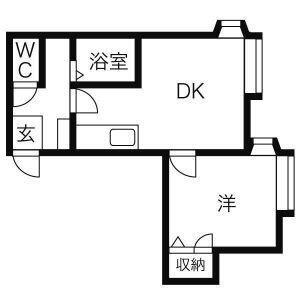 北海道札幌市豊平区月寒東一条1丁目 月寒中央駅 1LDK アパート 賃貸物件詳細