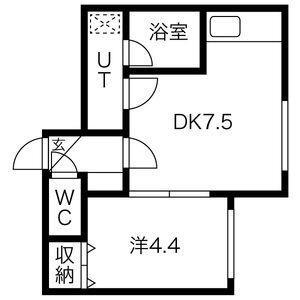 北海道札幌市豊平区豊平一条4丁目 菊水駅 1DK アパート 賃貸物件詳細