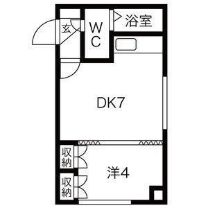 北海道札幌市白石区菊水一条4丁目 菊水駅 1DK マンション 賃貸物件詳細