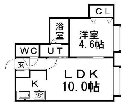 北海道札幌市白石区東札幌二条4丁目 白石駅 1LDK アパート 賃貸物件詳細