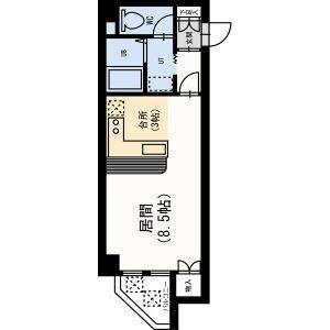 藤井ビル中の島ＩＩ 1階 1DK 賃貸物件詳細