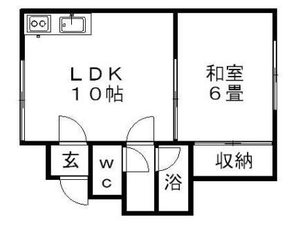 北海道札幌市豊平区美園八条6丁目 美園駅 1LDK アパート 賃貸物件詳細