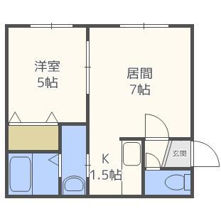 北海道札幌市豊平区平岸六条14丁目 南平岸駅 1LDK アパート 賃貸物件詳細