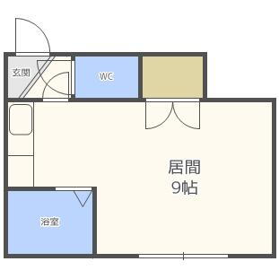 北海道札幌市豊平区美園九条2丁目 豊平公園駅 ワンルーム アパート 賃貸物件詳細