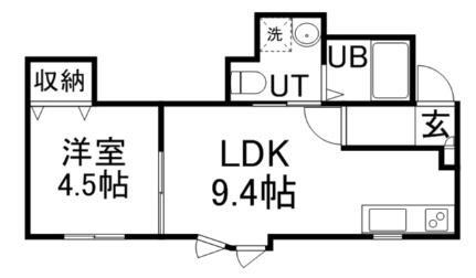 北海道札幌市白石区菊水三条5丁目 菊水駅 1LDK アパート 賃貸物件詳細