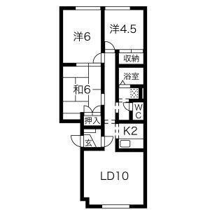 北海道札幌市手稲区稲穂二条7丁目 星置駅 3LDK アパート 賃貸物件詳細