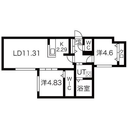 北海道札幌市厚別区大谷地東2丁目 大谷地駅 2LDK マンション 賃貸物件詳細