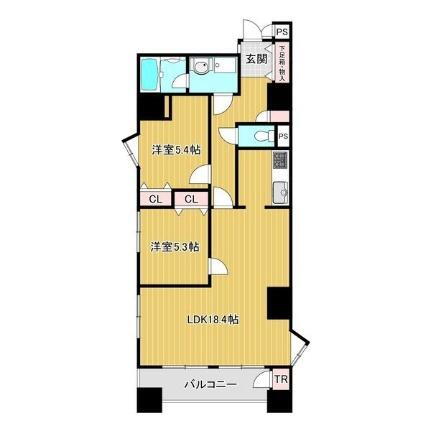 ダイアパレス植物園 8階 2LDK 賃貸物件詳細
