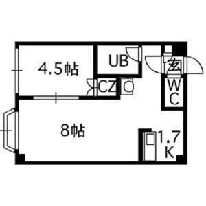 ロリエ南郷 2階 1LDK 賃貸物件詳細