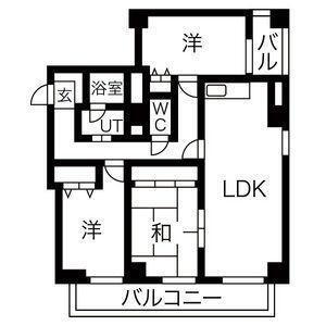 北海道札幌市豊平区平岸四条13丁目 南平岸駅 3LDK マンション 賃貸物件詳細