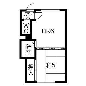 シンフォニックガーデン東札幌ＩＩ 2階 1DK 賃貸物件詳細