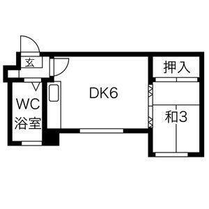 北海道札幌市白石区南郷通7丁目南 南郷７丁目駅 1DK アパート 賃貸物件詳細