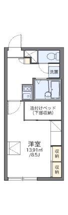 レオパレスエミール美原台　Ｃ館 1階 1K 賃貸物件詳細