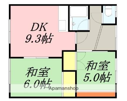 和風荘 1階 2DK 賃貸物件詳細