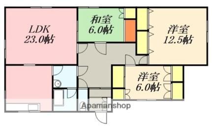 ライブタウン富岡ＩＩ 1階 3LDK 賃貸物件詳細