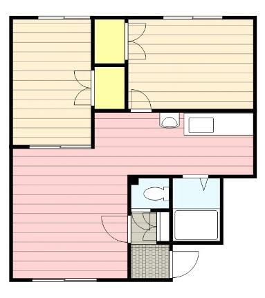 北海道札幌市北区新川四条9丁目 新川駅 2LDK アパート 賃貸物件詳細