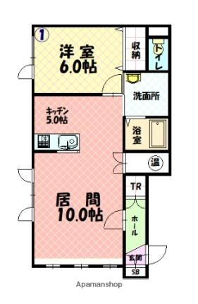 北海道旭川市秋月三条2丁目 新旭川駅 1LDK アパート 賃貸物件詳細